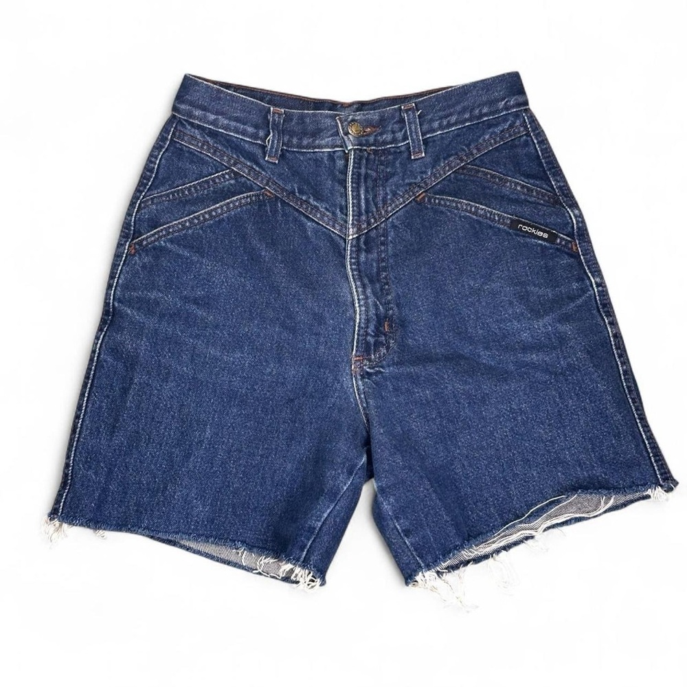 Rockies Blue Denim Cutoff Shorts